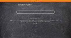 Desktop Screenshot of minionlinegames.com